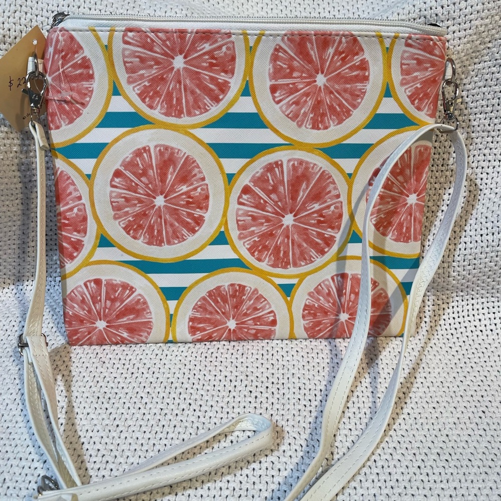 Crossbody/Wristlet Blood Orange Bag NWT~ L.I.B New York